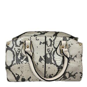 Esbag Ivory Alligator print designer bag